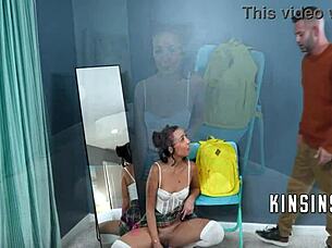 why does this teen entertain forbidden hardon while napping on lap?