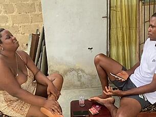 Intense First-Time Blowjob with Massive Black Cock on Homemade Date