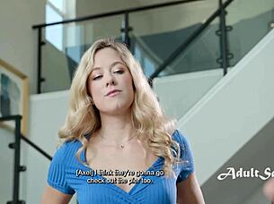 Weird step cousin started wanking in front of me so I joined in - River Lynn Axel Haze 😏