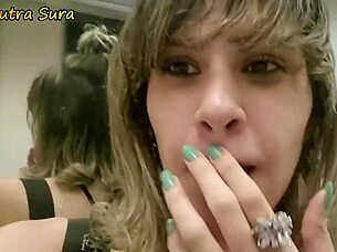 a latina amateur with small tits gives a blowjob to the uber driver in exchange for the ride payment