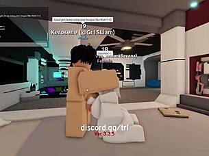 i got fucked hard and creampied by this horny guy in a roblox condo game