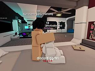 i got fucked hard and creampied by this horny guy in a roblox condo game