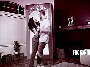 my fembot feels real emotions now during intense machine submission and fucking