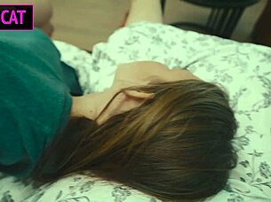 Omg I'm his hot milf roommate why does this guy fuck my face deep till cum in mouth! 😱💦