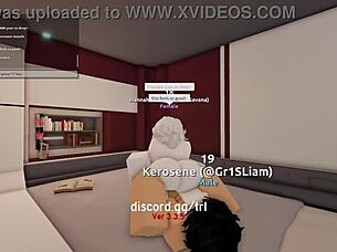 i got fucked hard and creampied by this horny guy in a roblox condo game