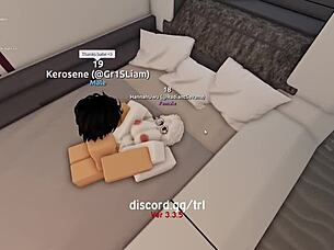 i got fucked hard and creampied by this horny guy in a roblox condo game