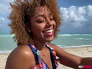 Milu Blaze French visitor explores Miami sights