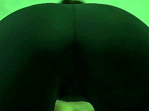 Blowjob Sounds and Puffy Pussy Lips Close Up in Yoga Pants During 69 Position