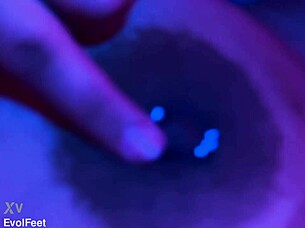 Passionate Foot Worship Session with Smoking Latina Goddess and Intense Licking