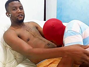 Sexy Babe Sucks Monster Cock Passionately