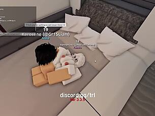 i got fucked hard and creampied by this horny guy in a roblox condo game