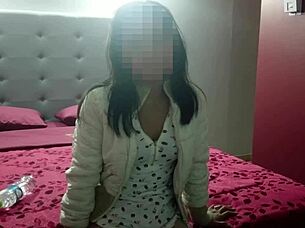 danitza tells me to put her on all fours and i just obey ending up creampie inside her during this amateur homemade latina encounter