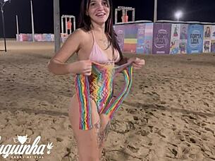 I fucked that young tattooed emo girl after carnival in the public bathroom