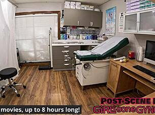 a stimulating exam with alix avery using toys and dildo for orgasm 😏🍑