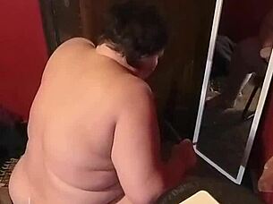 Who knew a simple dildo on chair could lead to such intense big ass orgasm for this milf?