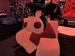 demon fucks big-ass white girl without condom in roblox condo