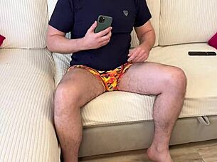 Horny woman interrupts my girlfriend sex and demands rough fucking with massive creampie.