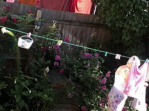 Isn't This Sexy Neighbor Tempting With Big Tits And Saggy Curves Next Door?