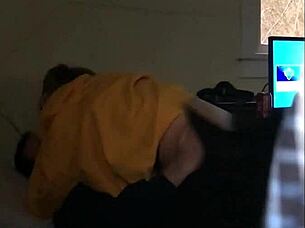 Cheating Petite Teen Girlfriend Riding And Face Sitting On Cock In Real Hidden Cam Blowjob