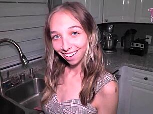 18yo breezy bri creampied by seth