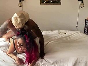 getting kinky as rome major mounts her with big cock and deepthroat