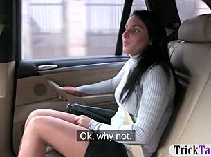 amateur pounded hard in taxi