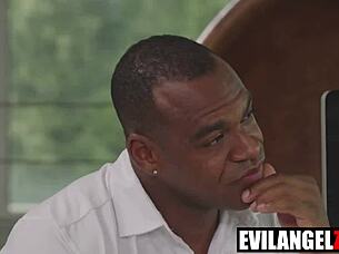 I love perverted secretaries like Aaron Rock and Candy Licious in anal action.