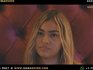 Redhead Latina In Bodysuit Gets Her Big Ass And Wet Pussy Soaked At Ggmansion