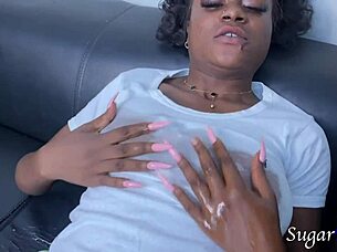 Giant Cock Seduces With Naughty Act For Ebony Fucking In Missionary Doggystyle