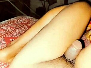 Crossdresser Masturbates in Toilet Setting