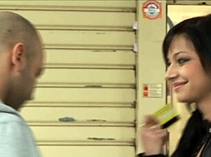 the gas station attendant has this monster cock to suck and he totally destroys my wet shaved pussy 😏🍆💦