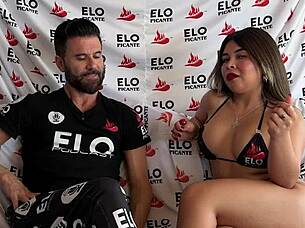 karen cox gets fit and ready in the preview for the spicy fourth round.