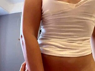 I can't believe this crazy teen 18+ girl won't stop riding me in hotel until hard missionary pounding