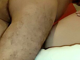 I feel so passionate about this cute milf's wet shaved pussy getting creampie in homemade brazilian orgasm.