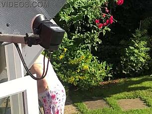 Isn't This Sexy Neighbor Tempting With Big Tits And Saggy Curves Next Door?