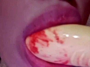 hey, check out elzakom's cute lingerie play with pretty dildo in her sweet pussy