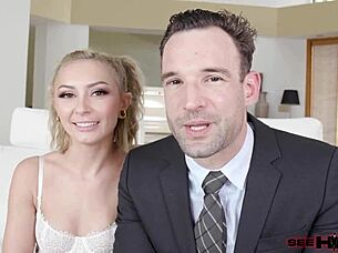 dilf alex legend gets a lubed massage and rimjob from chloe temple 💦🍑