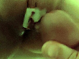 I feel so passionate about this cute milf's wet shaved pussy getting creampie in homemade brazilian orgasm.