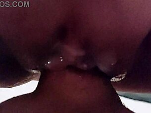 I feel so passionate about this cute milf's wet shaved pussy getting creampie in homemade brazilian orgasm.
