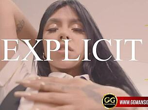 Redhead Latina In Bodysuit Gets Her Big Ass And Wet Pussy Soaked At Ggmansion