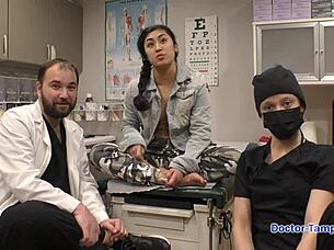 Dr Tampa performs Tampa University entrance physical on Jasmine Rose