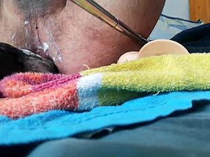 My playful little spot gets some fun toy action in this solo session.