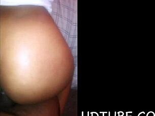 Latina handles massive black cock thrusting deep inside her tight wet pussy relentlessly