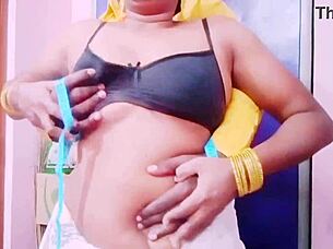 Desi Housewife Fucking Tailor With Telugu Dirty Talks - So Hot!