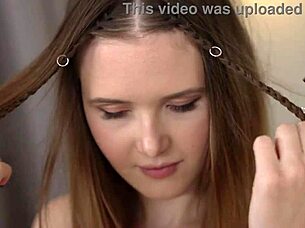 i feel so passionate about this beautiful 19yo blonde nika bride getting anal gape and creampie vg316