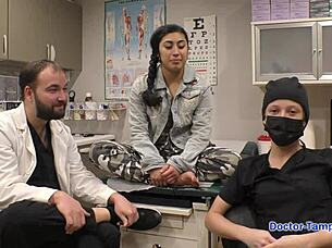 Dr Tampa performs Tampa University entrance physical on Jasmine Rose