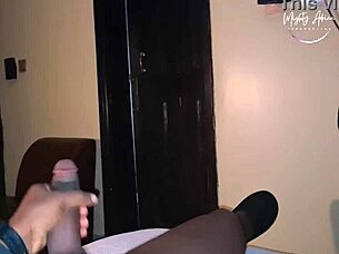 uhh hot teen like moaning so loud in that hotel room during solo masturbation
