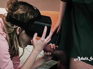 Suggestive Threesome With Petite 18yo On Birthday Featuring Codi Vore And Coco Lovelock