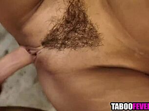 Horny young woman seduces older man again with pov blowjob and doggystyle sex