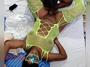 Prostitute with big tits and hairy pussy gets massage and anal. She squirts cum in mouth during homemade Latina action.